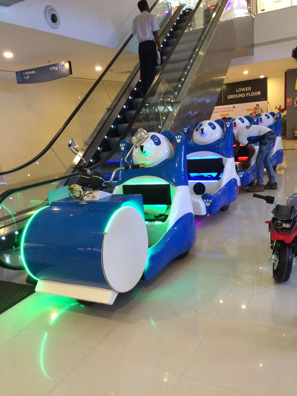 Panda Driving Train Panda Train - Grand Central Mall, Muvattupuzha